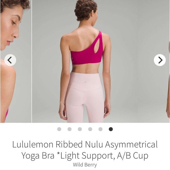 Sold** Lululemon Pink Ribbed Nulu - Picture 6 of 6